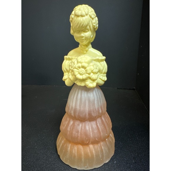 Avon Other - Vintage Avon Sweet Honesty Cologne Bottle Figurine Yellow Girl 6" Full/Unused